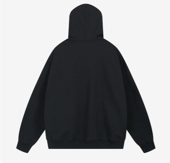 Balenciaga Men's Loop Sports Icon Hoodie Medium Fit in Black