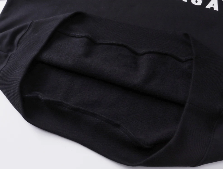 Balenciaga Men's Loop Sports Icon Hoodie Medium Fit in Black