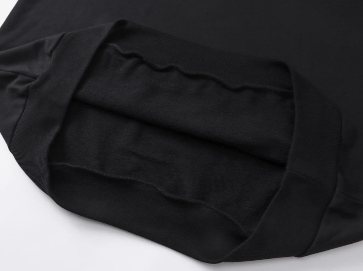 New Balenciaga Back Hoodie Medium Fit in Black