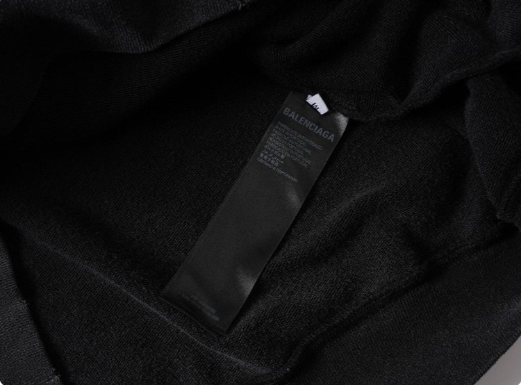 Balenciaga Burning Unity Cotton Medium Fit Hoodie