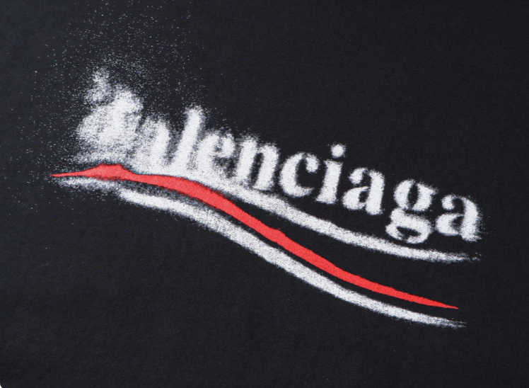Balenciaga Men's Political Campaign Layered Hoodie in Black