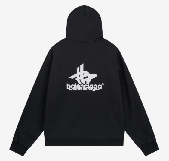 Balenciaga 23fw Phantom Overlap 3B Washed Outdated Hoodie
