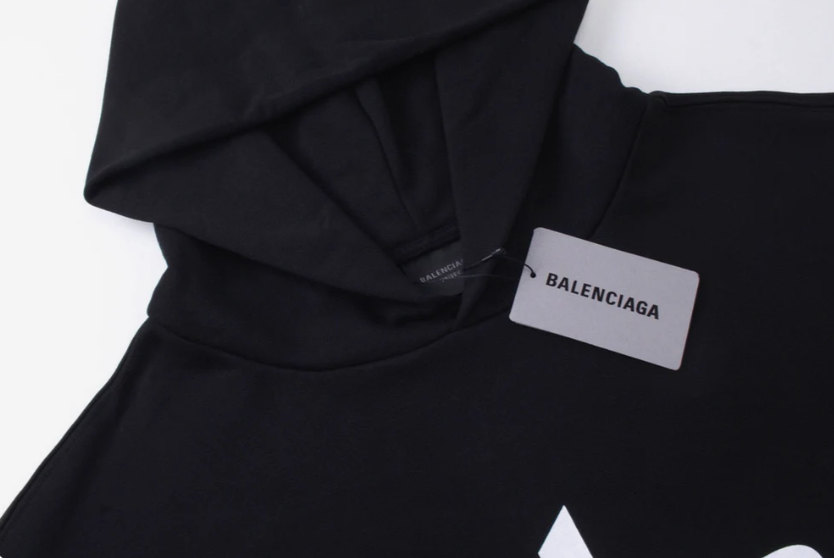 Balenciaga 23fw Phantom Overlap 3B Washed Outdated Hoodie