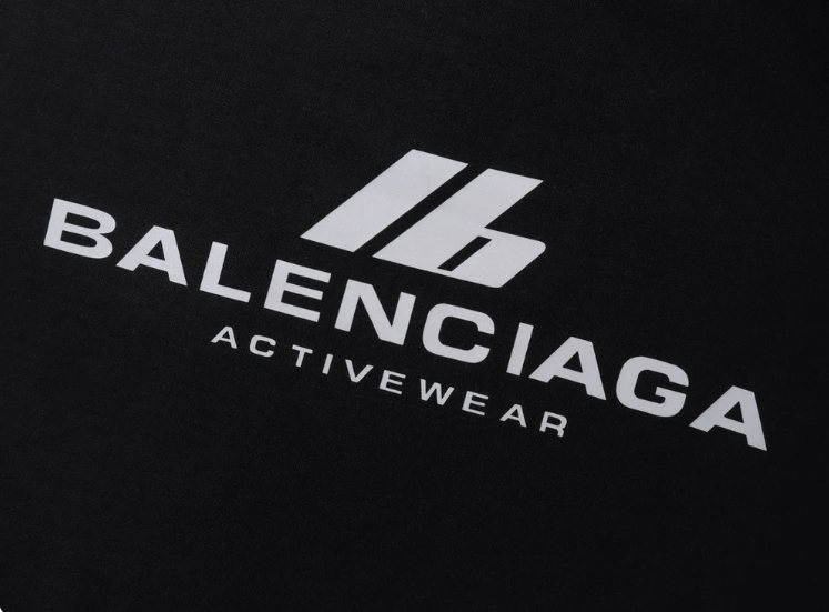 Balenciaga Activewear Hoodie Oversized in Black