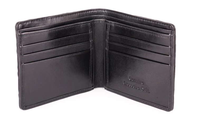Hornback Crocodile Skin Wallet