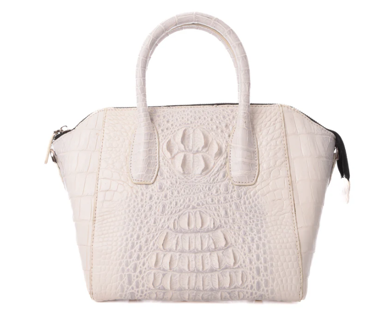 Kelly Crocodile Skin Handbag