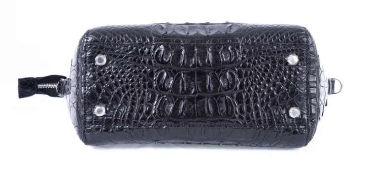 Kelly Crocodile Skin Handbag