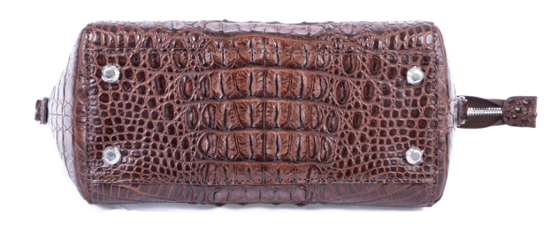 Kelly Crocodile Skin Handbag