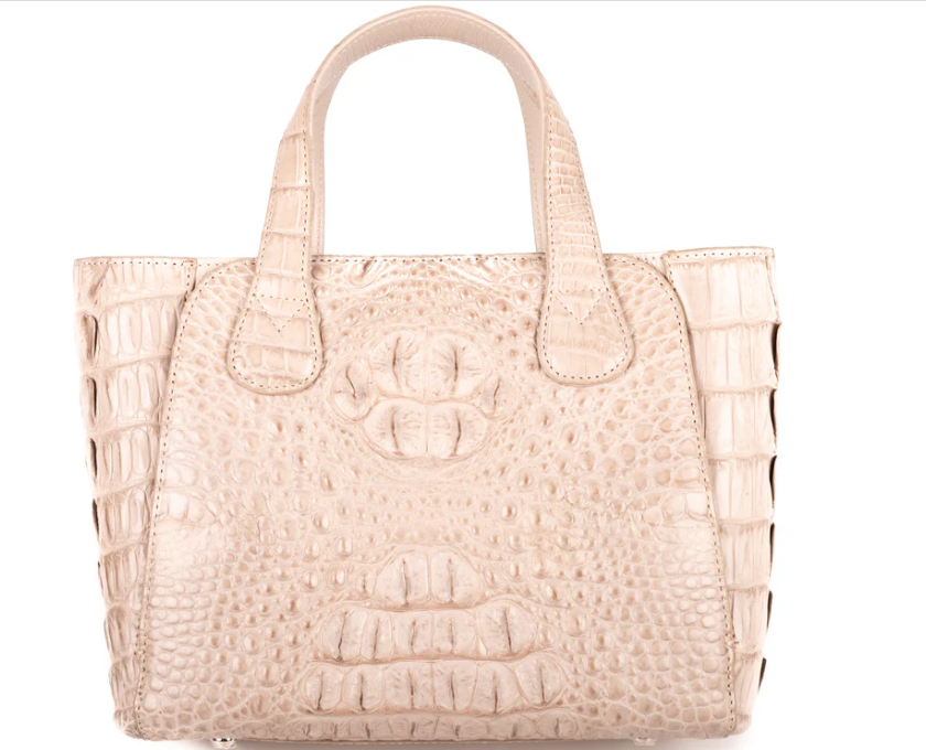 Yoko Crocodile Skin Handbag