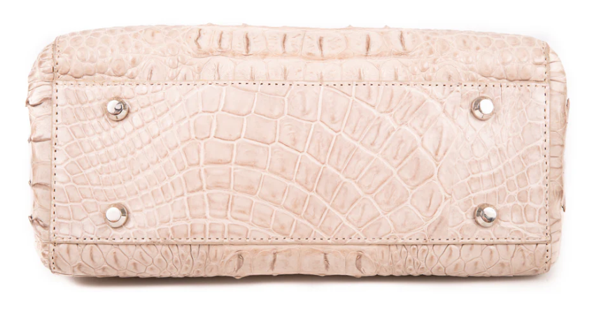 Yoko Crocodile Skin Handbag