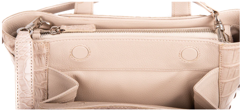 Yoko Crocodile Skin Handbag