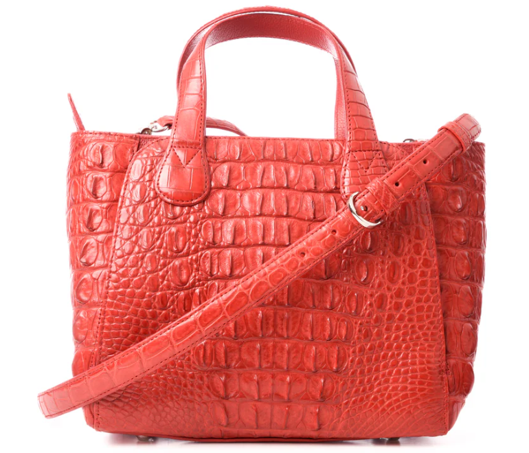 Yoko Crocodile Skin Handbag