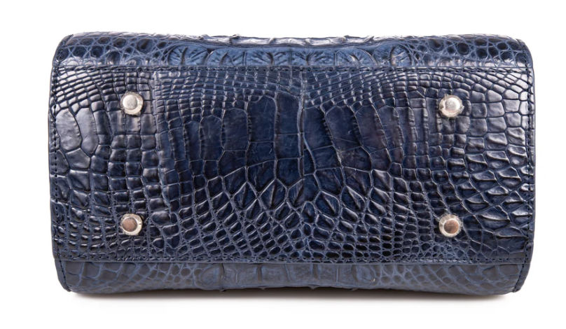 Amore Crocodile Skin Handbag