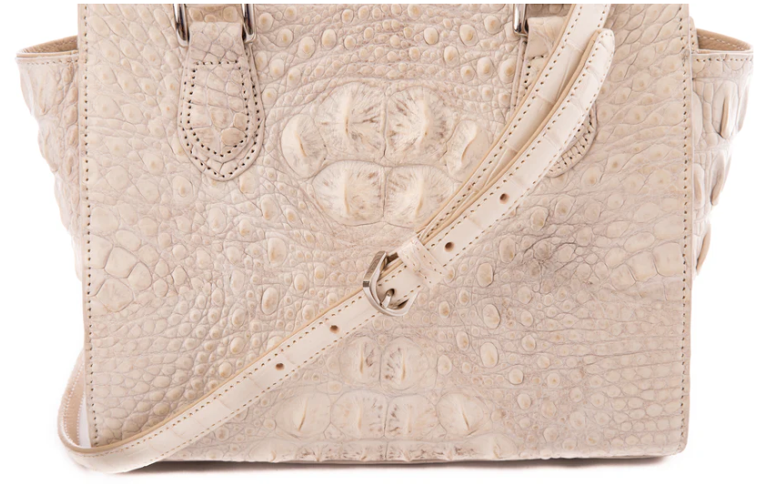 Amore Crocodile Skin Handbag
