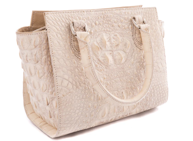Amore Crocodile Skin Handbag