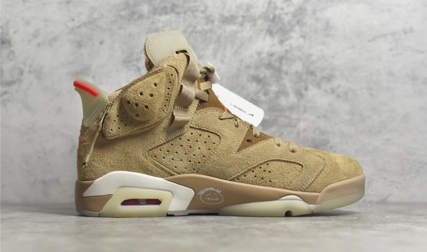 Air Jordan 6 Retro Travis Scott British Khaki