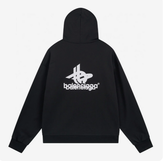 Balenciaga 23fw Phantom Overlap 3B Washed Outdated Hoodie