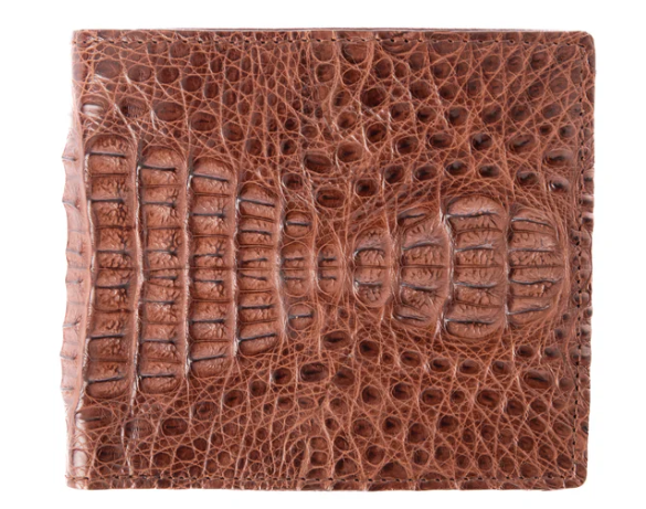 Backstrap Crocodile Skin Wallet