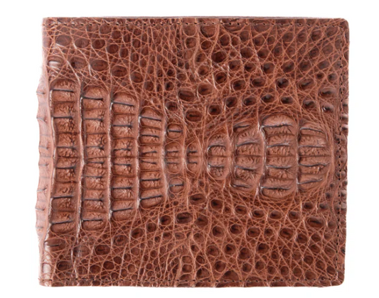 Backstrap Crocodile Skin Wallet