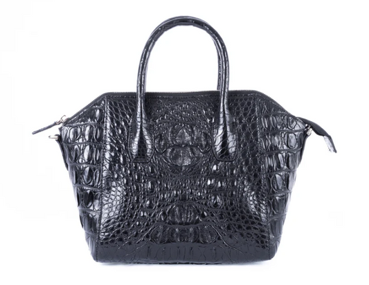 Kelly Crocodile Skin Handbag