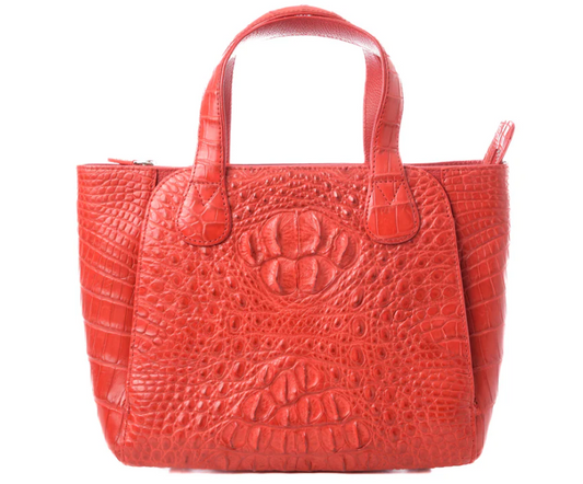 Yoko Crocodile Skin Handbag