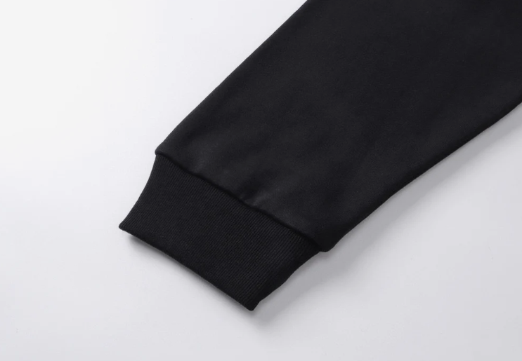 New Balenciaga Back Hoodie Medium Fit in Black