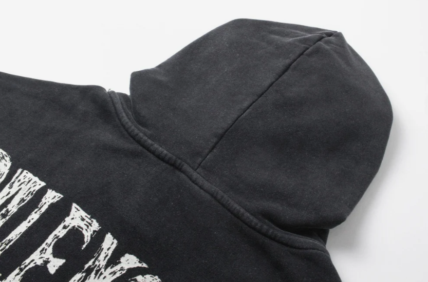Balenciaga Hand-drawn Hoodie Medium Fit in Black/white