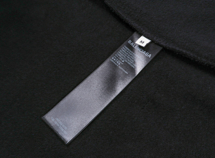 Balenciaga Men's Political Campaign Layered Hoodie in Black