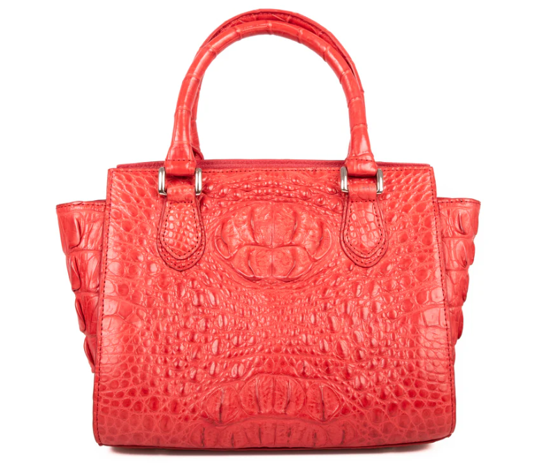 Amore Crocodile Skin Handbag