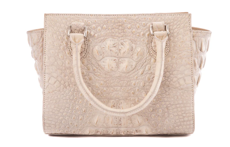 Amore Crocodile Skin Handbag