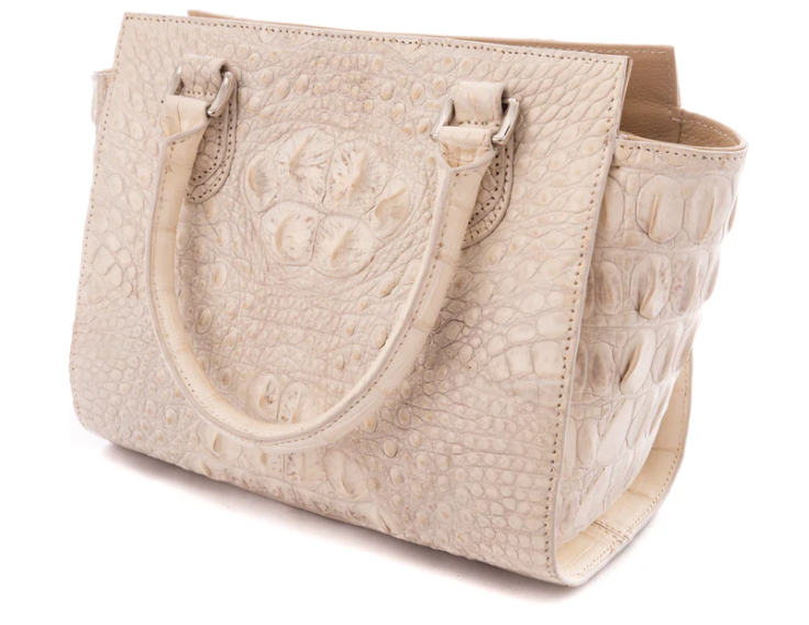 Amore Crocodile Skin Handbag